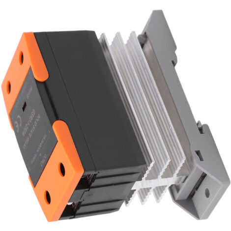 Halbleiterrelais (SSR), Gleichstromeingang 3-32 V, Wechselstromausgang 24-480 V, integrierter Kühlkörper, für Haushaltsanwendungen