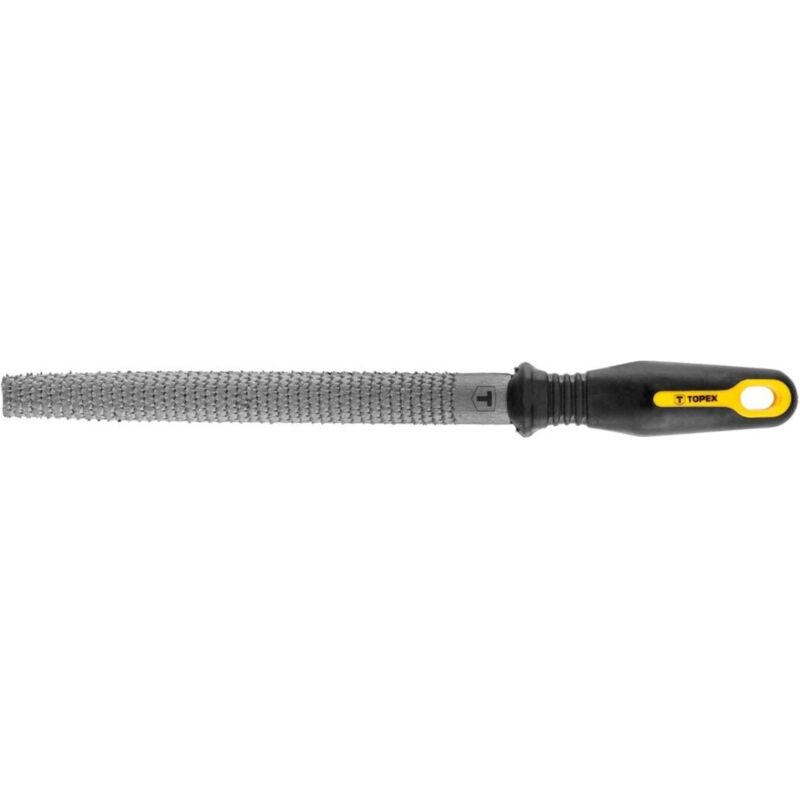 Topex Halbrunde Holzfeile 200mm - Präziser Schliff