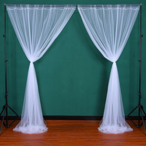 Halbtransparenter Fenstervorhang für Hochzeiten, Schlafzimmer oder als Außendekoration