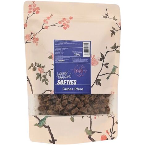 Halbweiche Pferdefleischwürfel 250g  glycerinfrei  allergikerfreundlich  My fucking Delicious