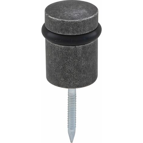 HALCÖ Bodentürpuffer ø 30 mm, Stahl verzinkt schwarz passiviert