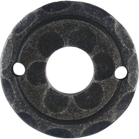 HALCÖ Drückerrosette SILL, ø 50 mm, verzinkt schwarz passiviert
