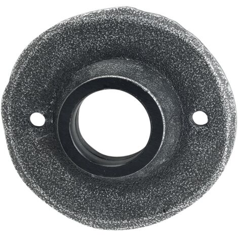 HALCÖ Drückerrrosette STUBAI, ø 53 mm, verzinkt schwarz passiviert