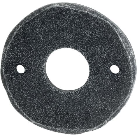 HALCÖ Rosette STUBAI - WC, ø 53 mm, verzinkt schwarz passiviert