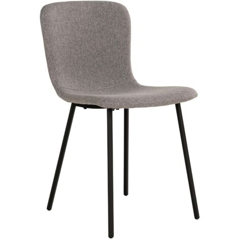 Halden SEDIA IMBOTTITA metallo grigio/nero