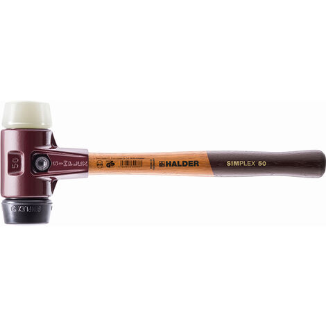 HALDER 3028.050 MAZA DE GOMA + NYLON SIMPLEX Ø 50 MM