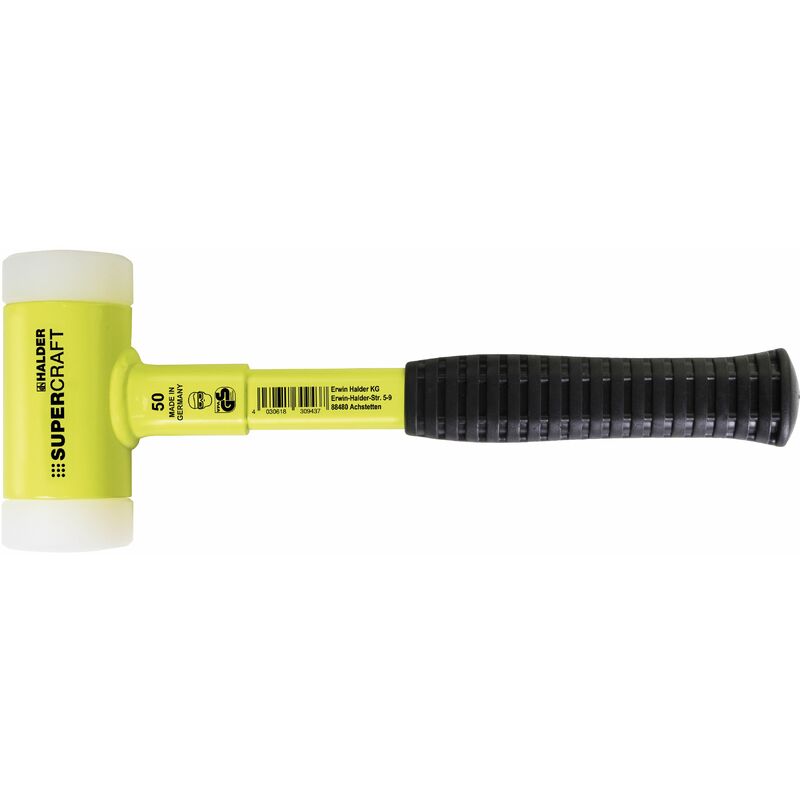 

3377.150 - Maza anti rebote metálico amarillo Supercraft Ø 50 mm - Halder