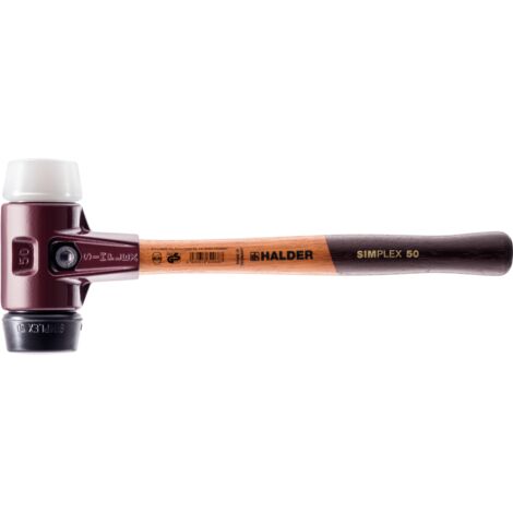 Maillet SIMPLEX 80mm Caoutchouc/Plastique Halder