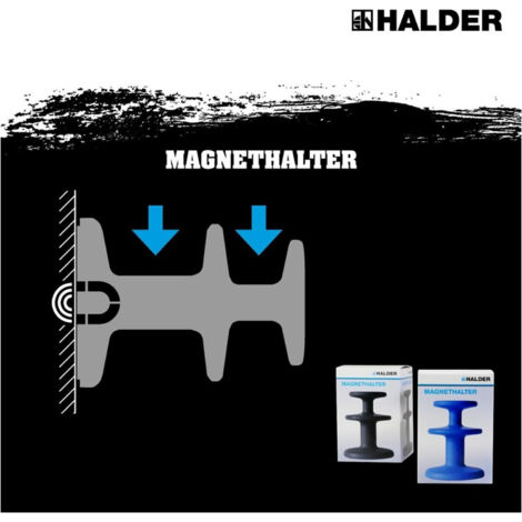 HALDER Magnethalter blau