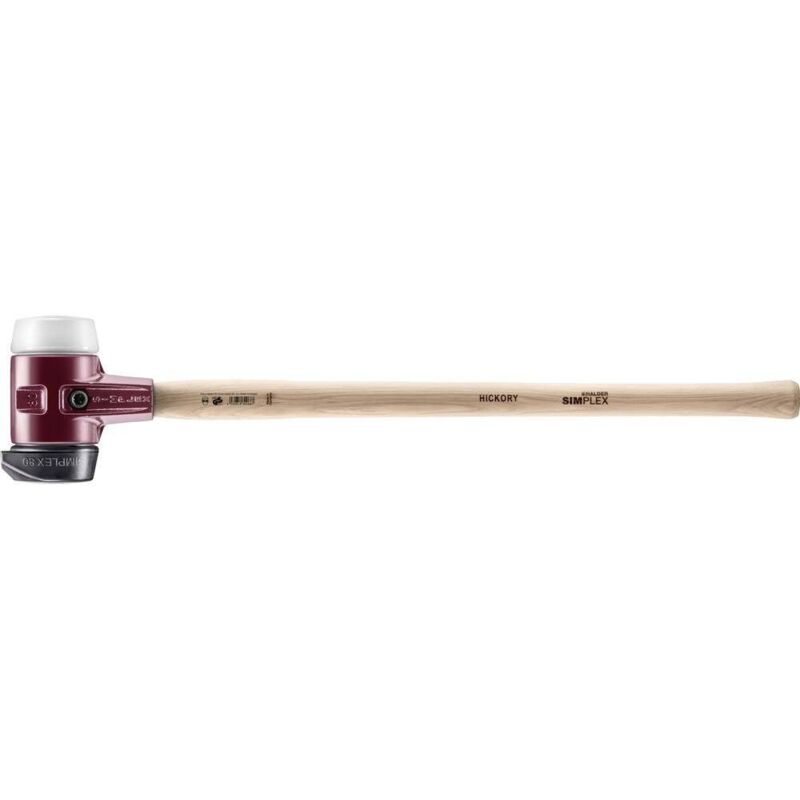 HALDER SIMPLEX Vorschlaghammer Ø 80 mm Gummi / Superplastik mit Standfuß