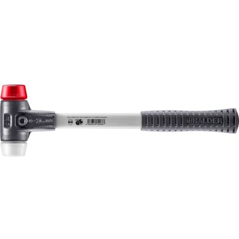 HALDER SIMPLEX Hammer Kunststoff / Superplastik mit verstärktem Tempergussgehäuse und Glasfaserstiel - D=30 mm - 3767.030