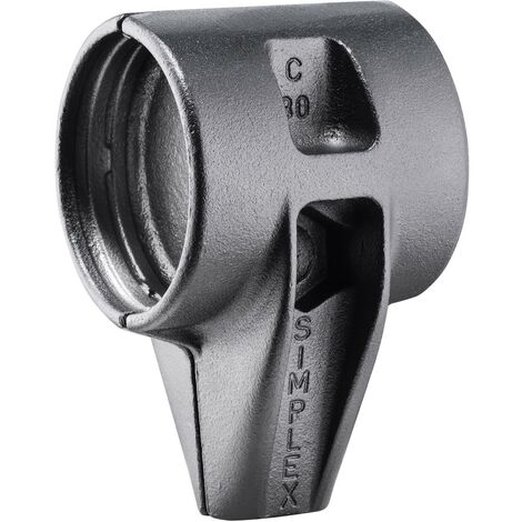 HALDER SIMPLEX verstärktes Stahlgussgehäuse 80mm