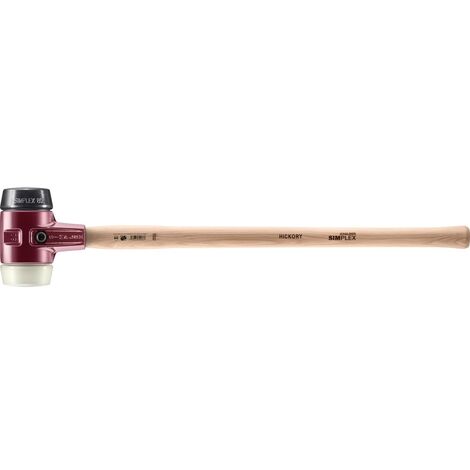 HALDER SIMPLEX Vorschlaghammer Ø 80 mm Gummi / Nylon mit Tempergussgehäuse