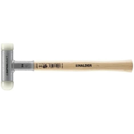 HALDER SUPERCRAFT Schonhammer Ø 30 mm rückschlagfrei mit Hickorystiel