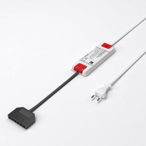 Halemeier EVG 12VDC 0-40W incl.6-fach Vert. 200-240V,50/60Hz 2m EFS