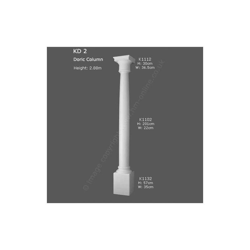 Decor KD2 Doric Column - Orac