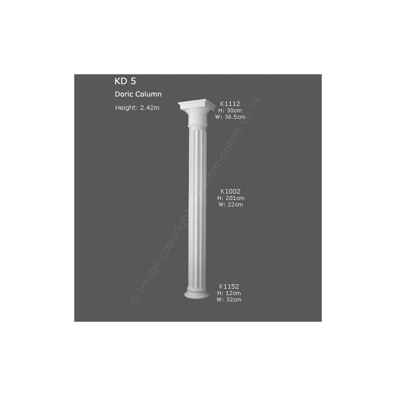 Decor KD5 Doric Column - Orac