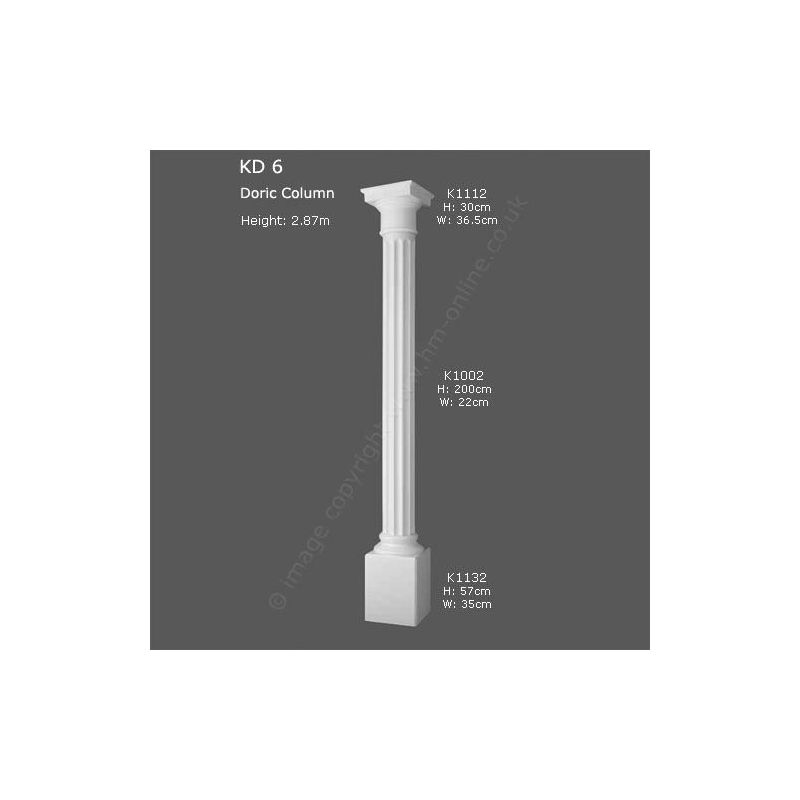 Decor KD6 Doric Column - Orac