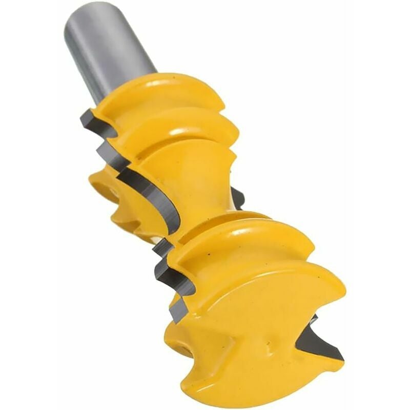 Hoopzi - Half-Round Concave Profile Milling Cutter Wood Treatment Molding Cutter - 3