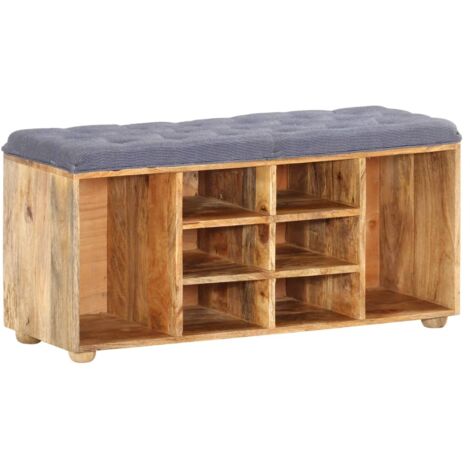 Hall Bench 100x35x47 cm Solid Mango Wood vidaXL