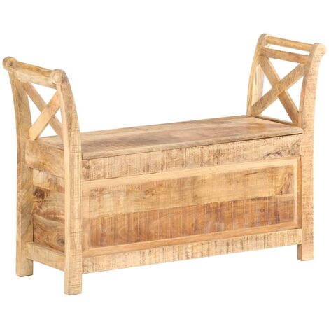 Hall Bench 103x33x72 cm Solid Mango Wood vidaXL