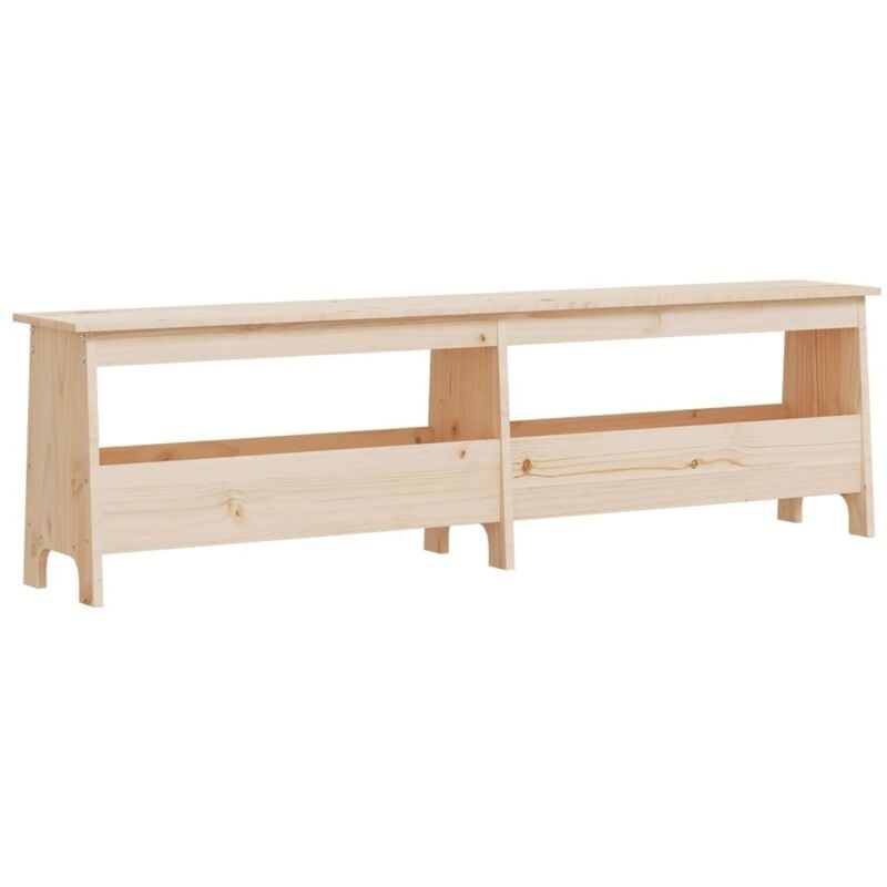 Hall Bench 160x28x45 cm Solid Wood Pine vidaXL