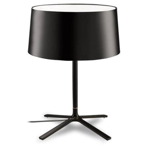 Hall lamp, with black textile shade