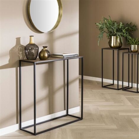 Hall Table Iron Metallic