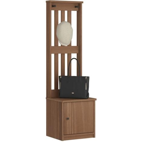 Hall Tree SANDENS 45x40x159.5 cm Solid Wood Pine VSVS7359943