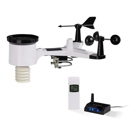 main image of "Halley Professional Weather Station, 6-in-1 Measurements, Indoor and Outdoor, WiFi, App"