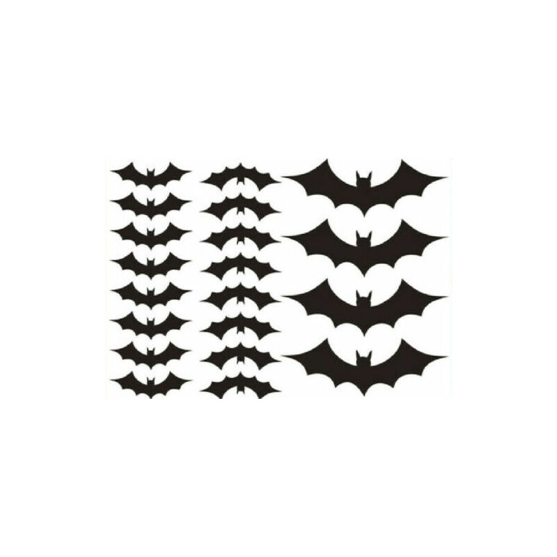 

Halloween Bats x20 Pegatinas de vinilo Decoraciones para ventanas Spooky Party Kids