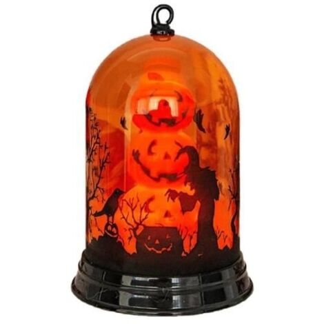 Halloween citrouille lanterne sorcière lanterne chat lanterne bougie lumière fête décor à la maison lumière atmosph VR95649616