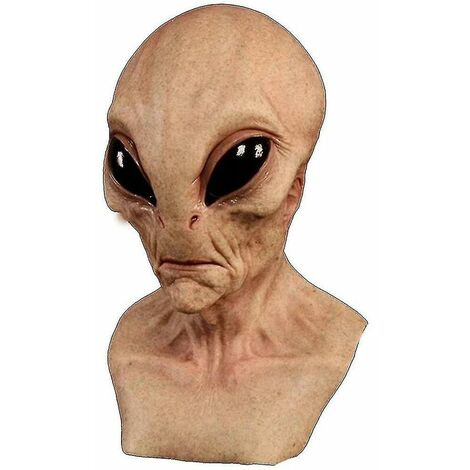 Halloween Cosplay Alien Face Mask Horror Dressing Party Prop (A)