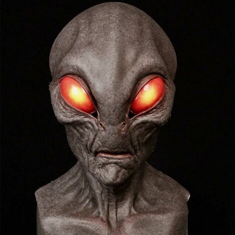 Halloween Cosplay Alien Face Mask Horror Dressing Party Prop (B)