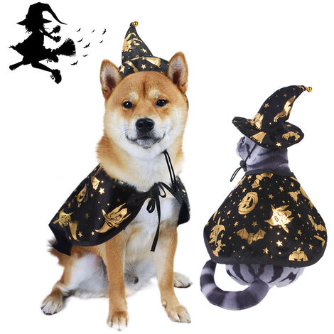 Halloween Costume for Cat, Halloween Hat Costume for Pet Halloween Costume Hats Cosplay Accessories for Cats & Little Dogs