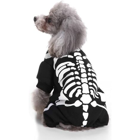 Halloween Costume for Pet - For Cat and Dog - Skull and Unique Devils - Clothes for Halloween, Christmas - Size M