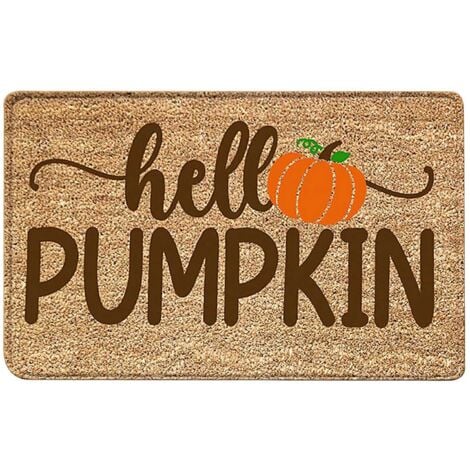 Halloween Decorations Doormat,Welcome Door Mat,Halloween Pumpkin Blanket,Halloween Home Decor Rug,Outdoor/Indoor Carpet