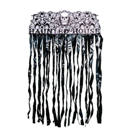 Halloween Door Curtain Party Entrance Door Metallic Curtain Halloween Decor