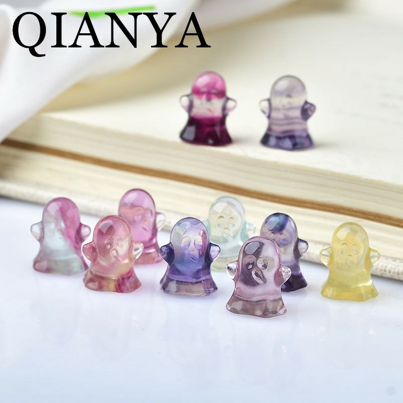 Halloween Ghost cristallo naturale colorato quarzo...