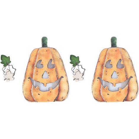 Halloween LED Pumpkin Lantern Wooden Decor Lights for Halloween Thanksgiving Decoration