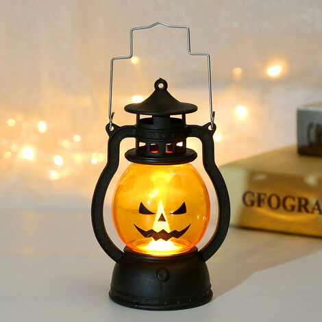 Halloween décoratif pendentif petite veilleuse électrique windlight Pumpkin
