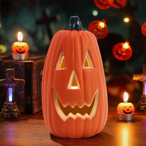 Halloween Pumpkin Lantern with LED Light