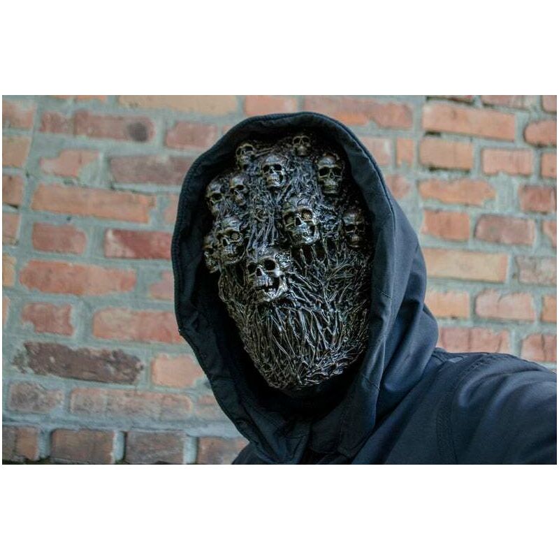 Perle Rareit - Halloween Punk Creepy Skull Mask