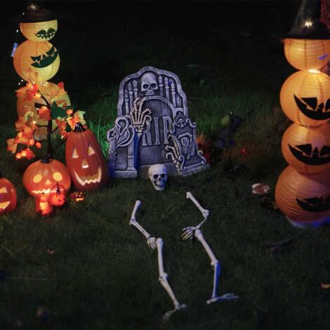 Halloween Skeleton White 20 x 10 x 9.5 cm Plastic vidaXL
