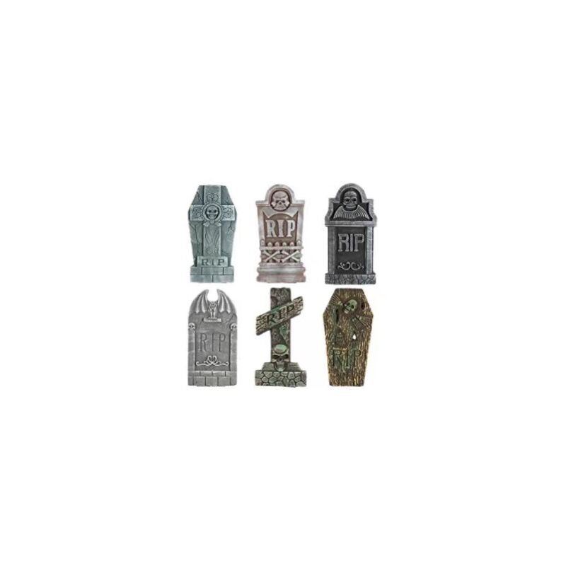 

Halloween Tombstone * 6 ， Decoraciones Props Favor de fiesta Decoraciones para fiestas Set de suministros