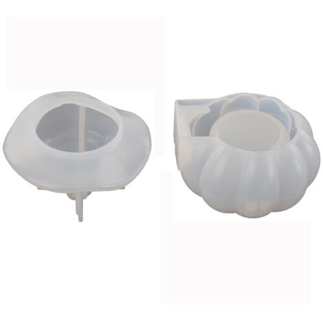 Halloween Witch Pumpkin Elf Silicone Mold Mirror Silicone Mold Candy Storage Box for DIY Crafts
