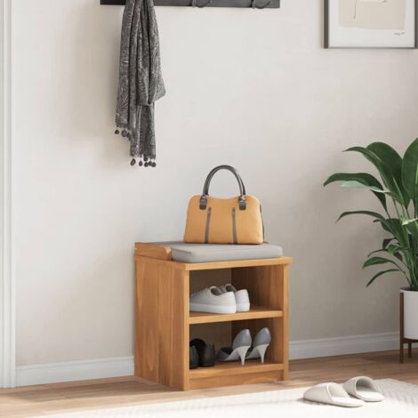 Hallway Bench "SANDNES" 45x40x50 cm Solid Wood Pine vidaXL