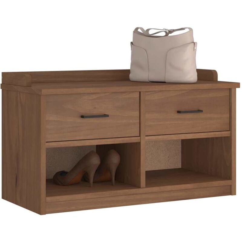 Bonnevie - Hallway Bench sandnes 87x40x50 cm Solid Wood Pine VSVS4878677