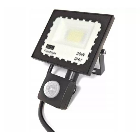 Halogen LED MIT BEWEGUNGS- UND DÄMMERUNGSSENSOR 20W IP Werkstattstrahler