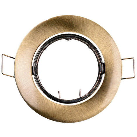 Halogen-Schaukelring, Antik-Gold  EDM 35909